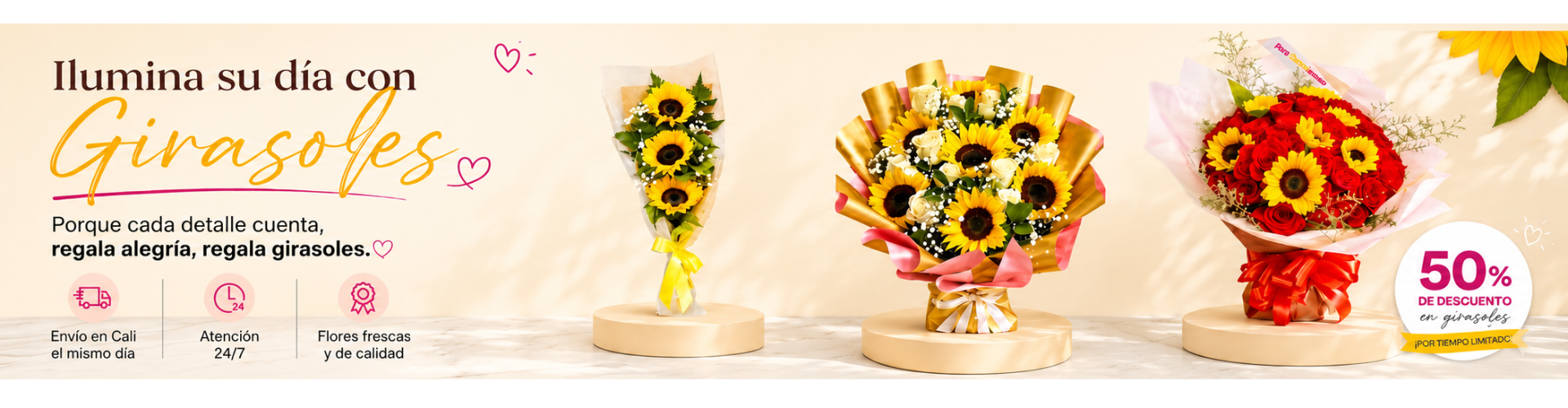 Descuento Girasoles