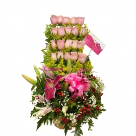 Flores de Regalo rosadas