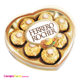 Chocolates Ferrero Rocher de corazón